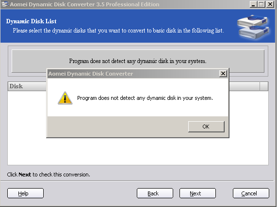 Dynamic disk. Dynamic disk