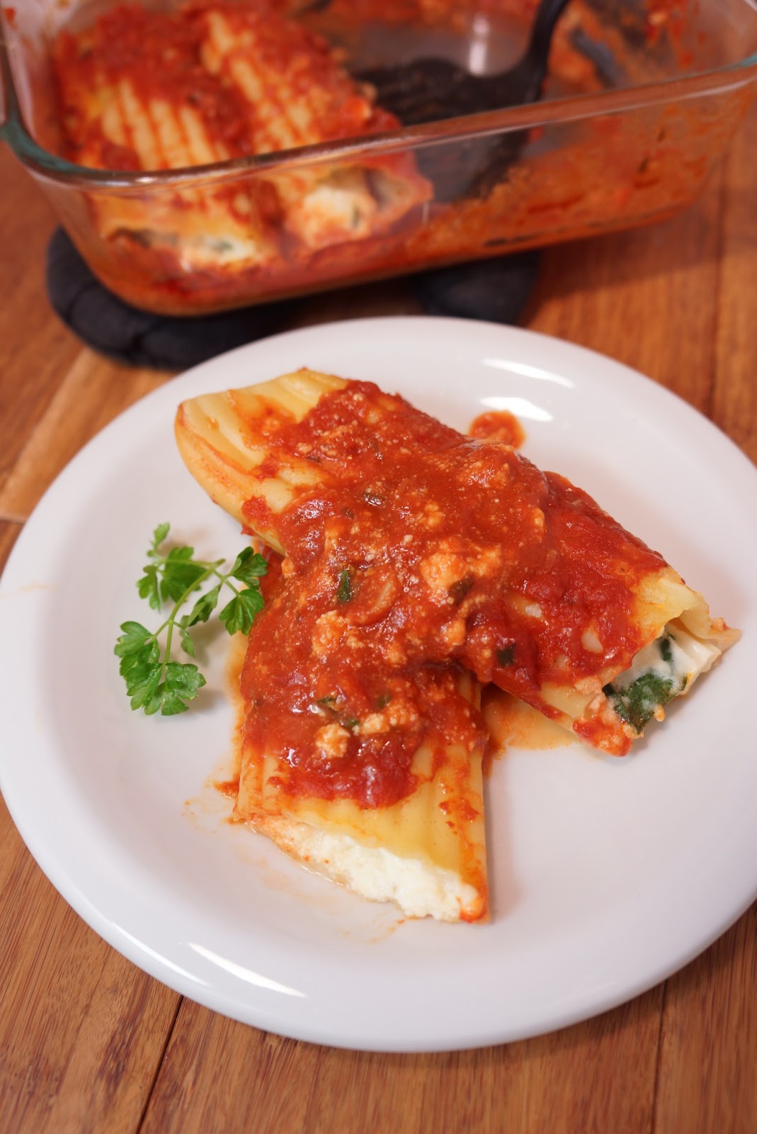 Manicotti - total time 40 minutes - Alley's Recipe Book