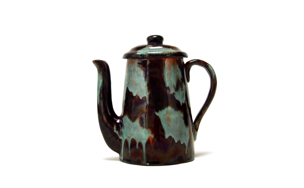 PATINA ANTIK JAPANESE DRIP GLAZE TEAPOT