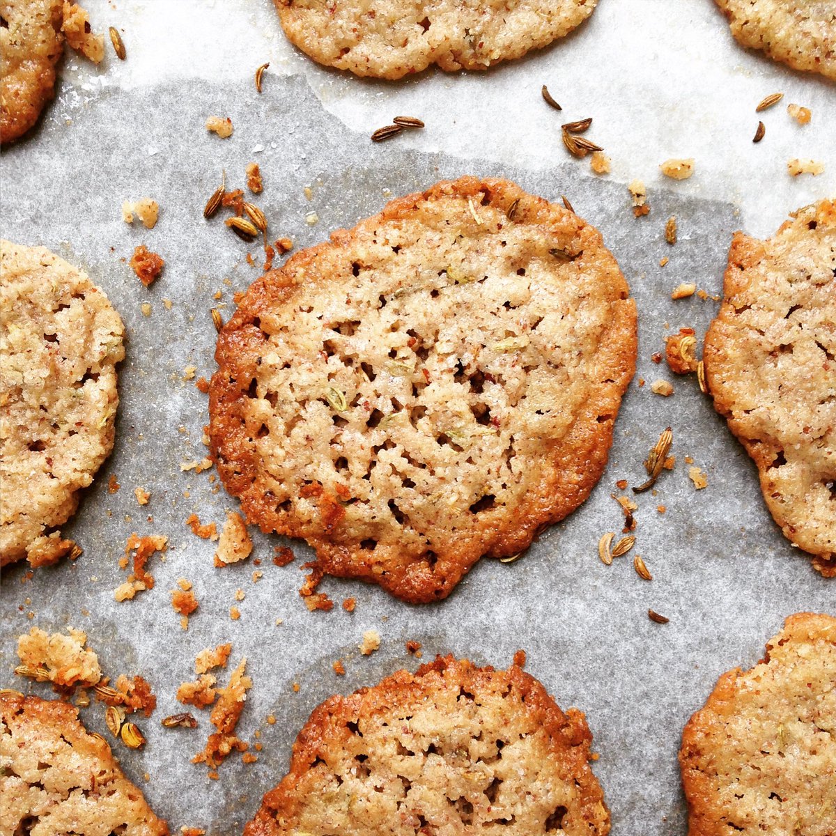 pecan & fennel seed butter biscuits