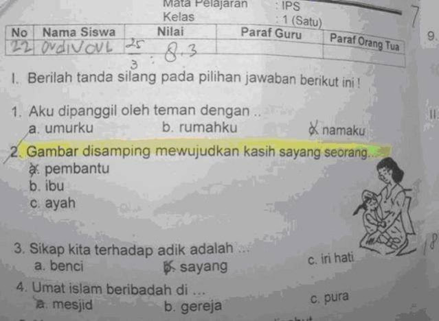 awaban Soal yang Kocak Ini Bisa Bikin Kamu Ngakak awaban Soal yang Kocak Ini Bisa Bikin Kamu Ngakak