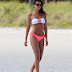 Sara Chafak in tanned and toned bikini figure