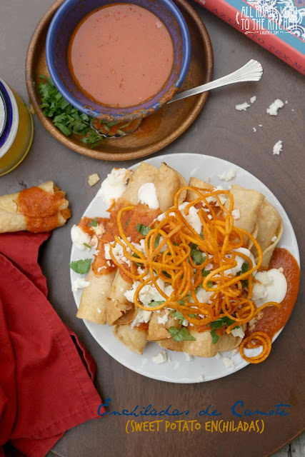 Enchiladas de Camote (Sweet Potato Enchiladas)