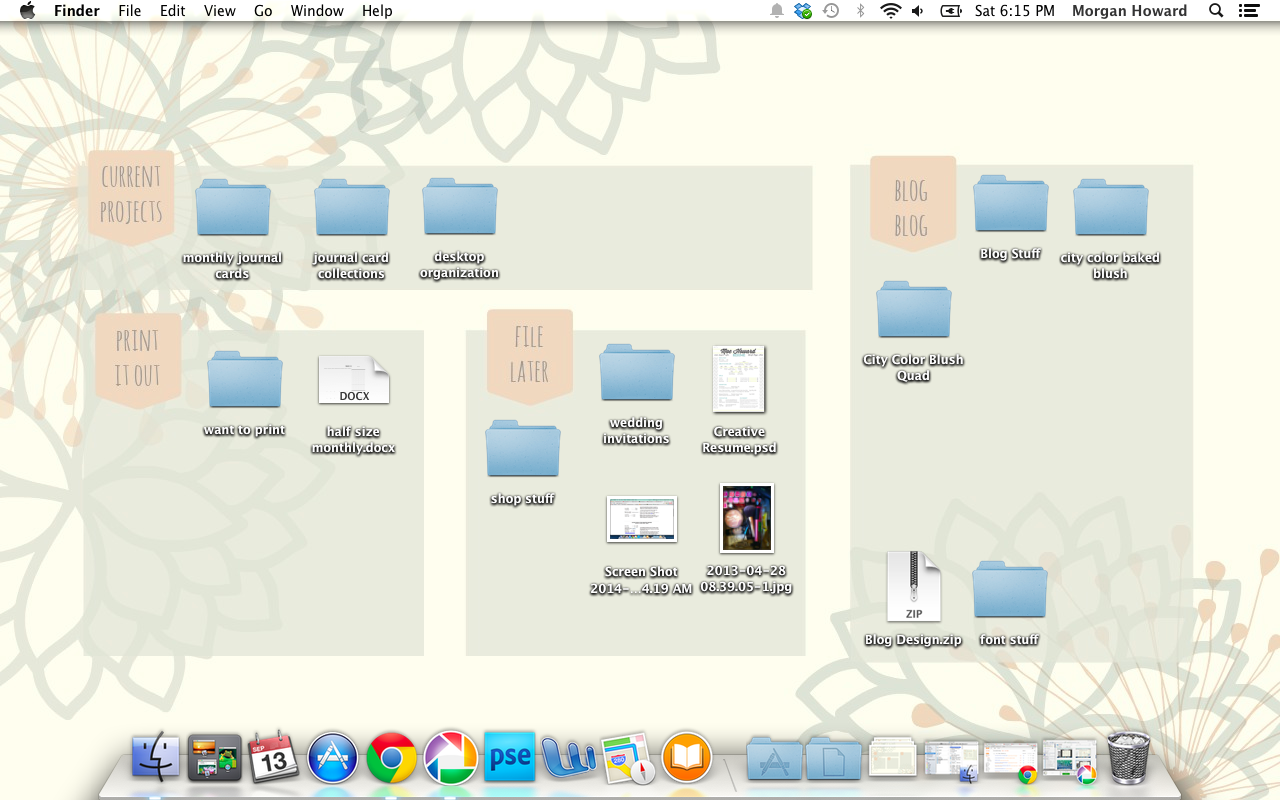 Five Sixteenths Blog Make It Monday Desktop Organization