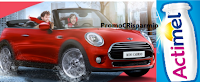 Con Actimel vinci subito 2 Mini Cooper Cabrio S Logo Con Actimel vinci subito 2 Mini Cooper Cabrio S