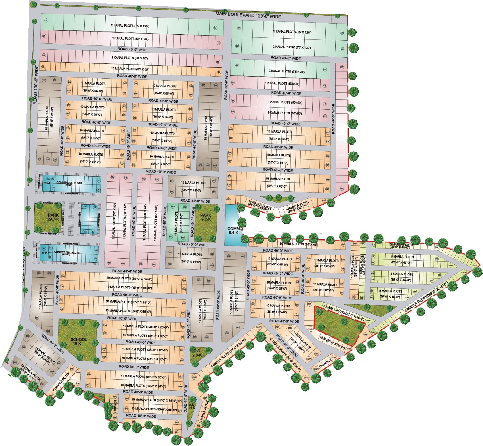 Broadway Estates Lahore Paragon City An Overview & Maps