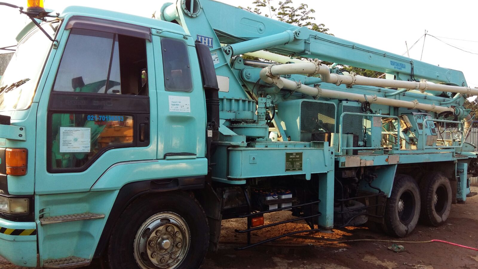 Dijual Truck Concrete Pump IHI IPJ 115B 6N30 Form A 2012 Rental