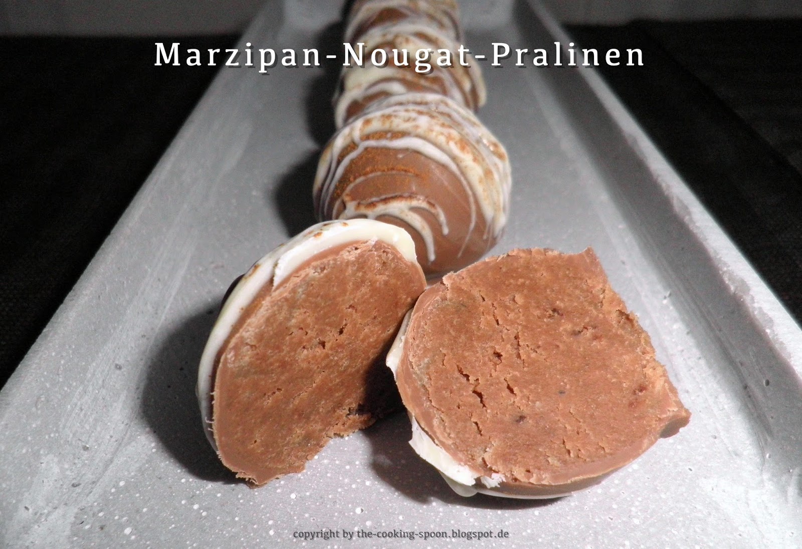 The Cooking Spoon: Marzipan-Nougat-Pralinen mit Zimt &amp; Tonkabohne