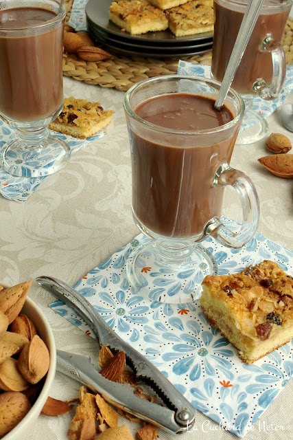 Chocolate caliente al vino tinto