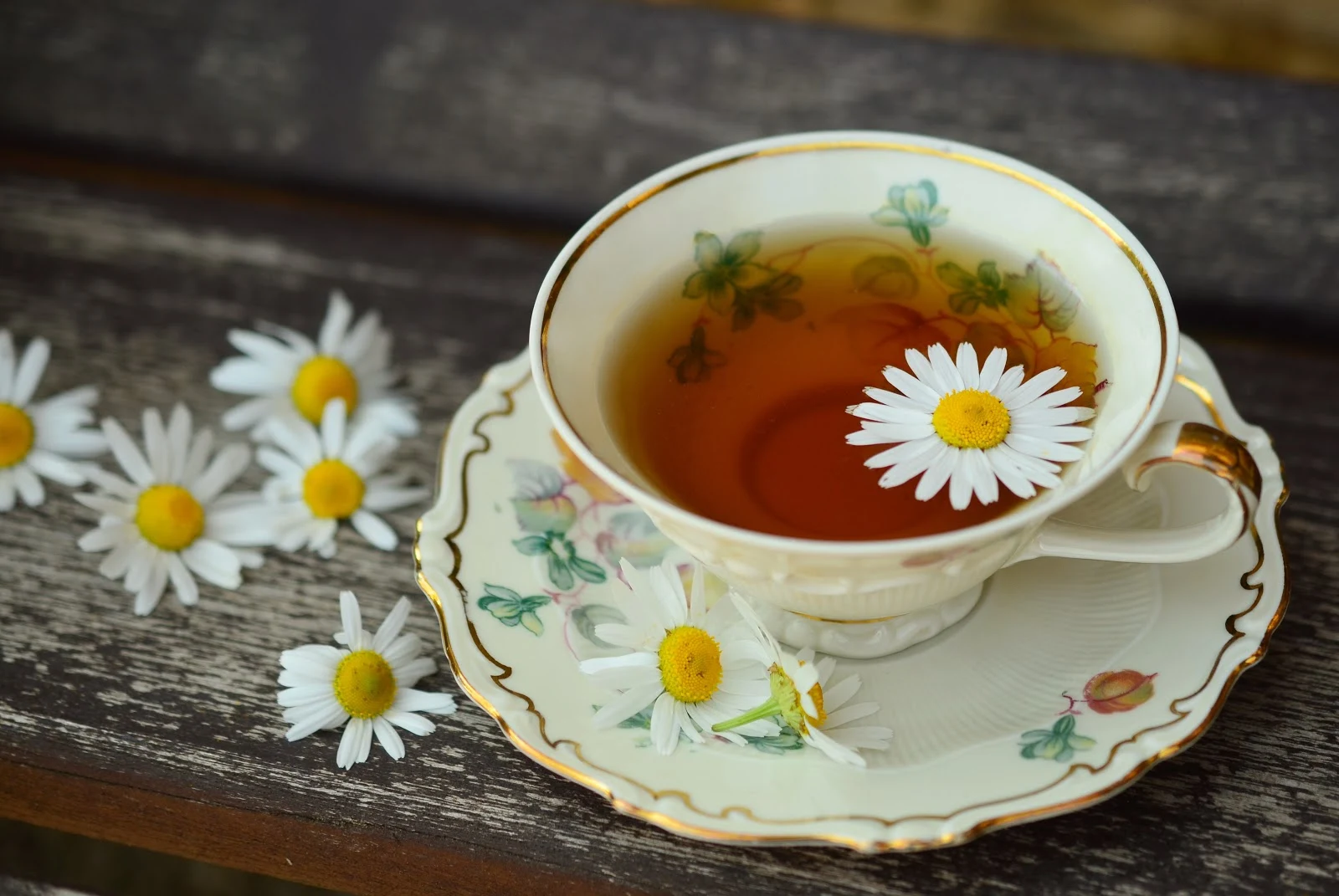一杯の紅茶：カモミールティー