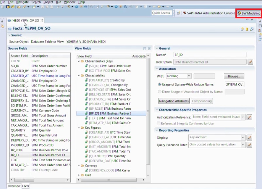 SAP HANA Central Integration of External Data Structures with Open