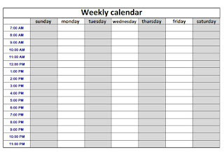weekly calendar templates 2017 - printables | calendars - kalendar ...