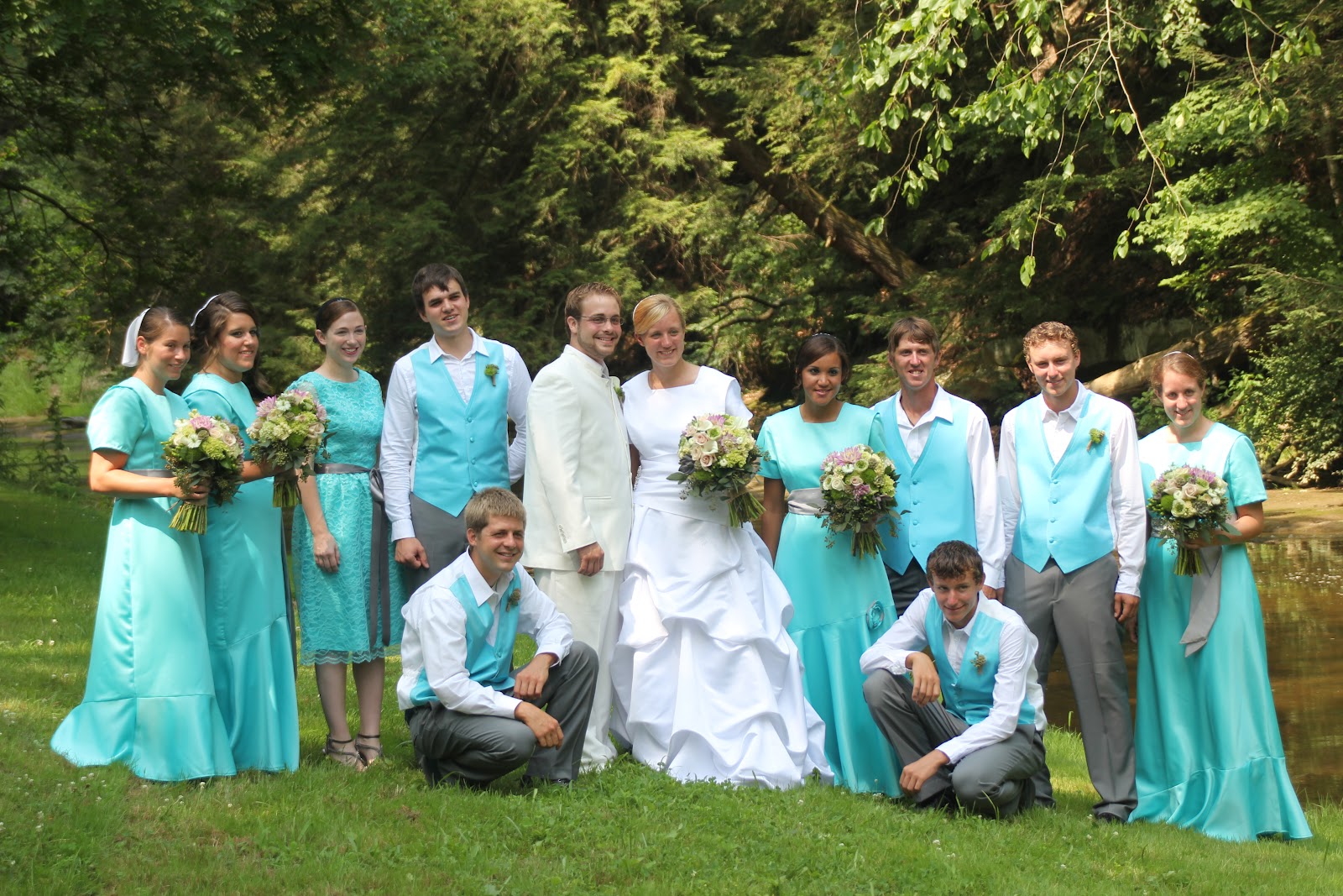 you'll notice a few key characteristics of a mennonite wedding: Mennon...