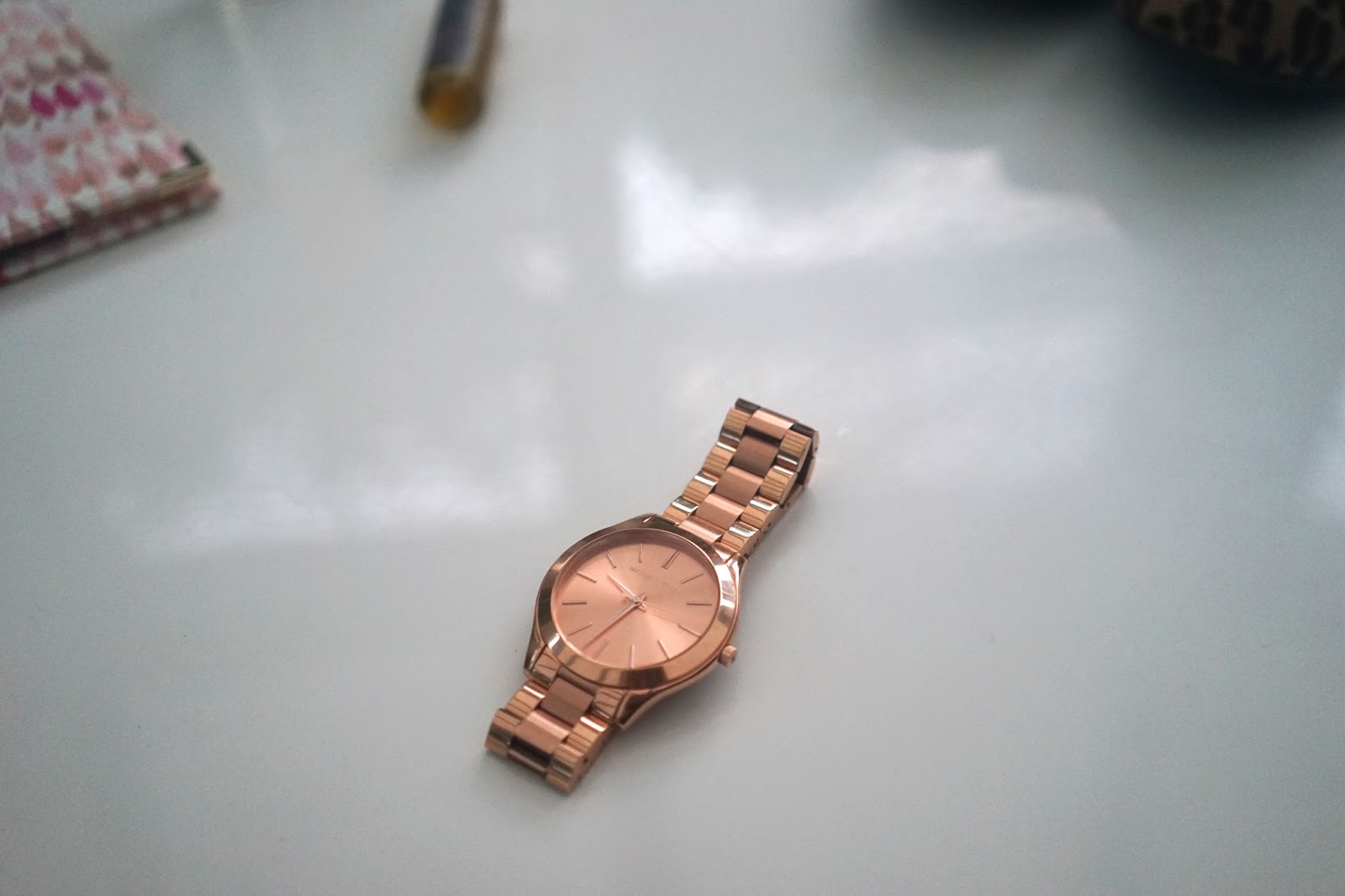 Michael Kors rose gold watch