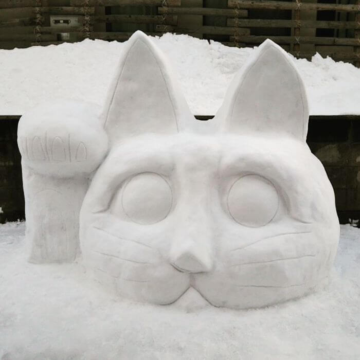Mesmerizing Pictures Show How Heavy Snowfall In Japan Made People Creative Mesmerizing Pictures Show How Heavy Snowfall In Japan Made People Creative