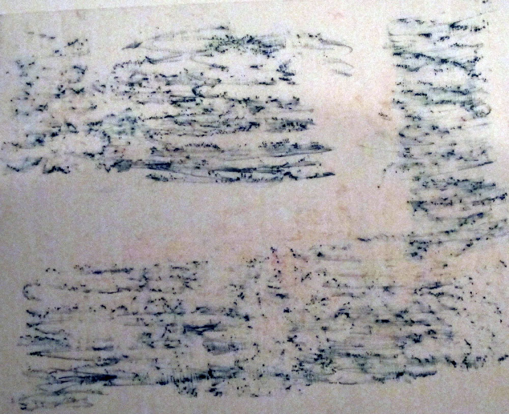 Terri Gottscho Lipman Stone wall rubbings