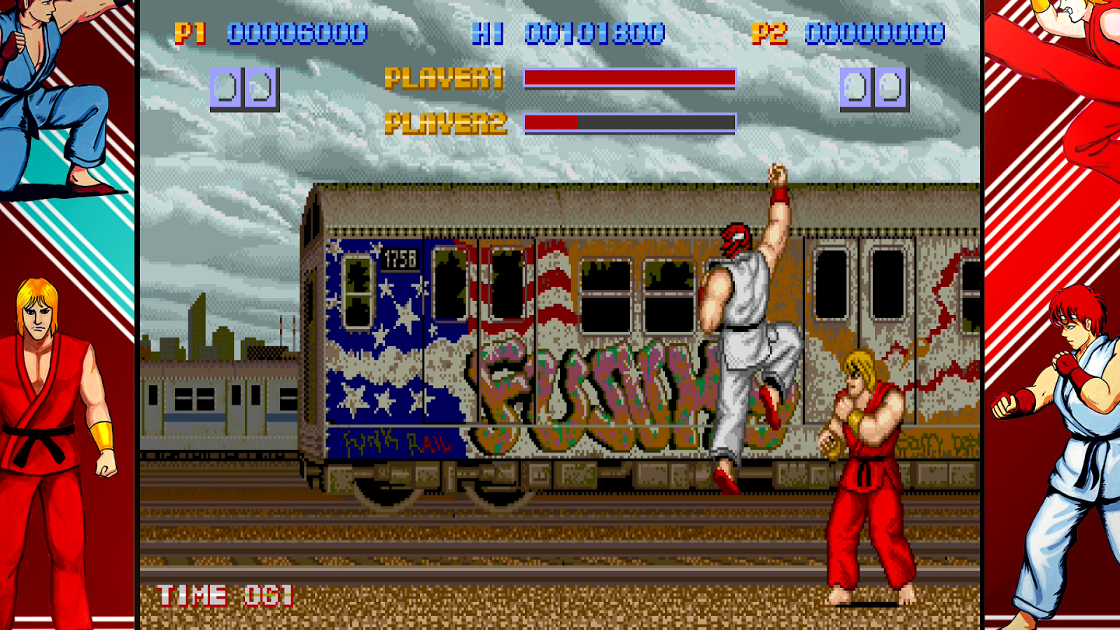 Street Fighter 1 (1987) - Complete Gameplay 