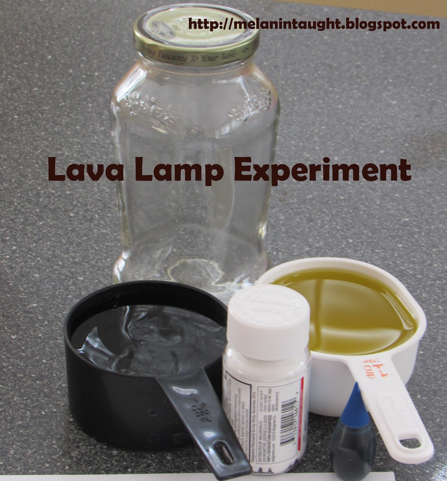 Melanin Taught Lava Lamp Experiment