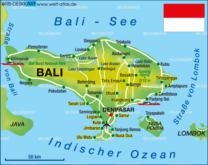 Rucksack auf und los: Bali