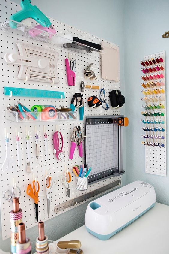 17+ Inspirational Sewing Room Organizing Ideas