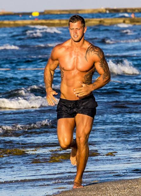 Tv personality Dan Osborne shows off his hot body during shower after