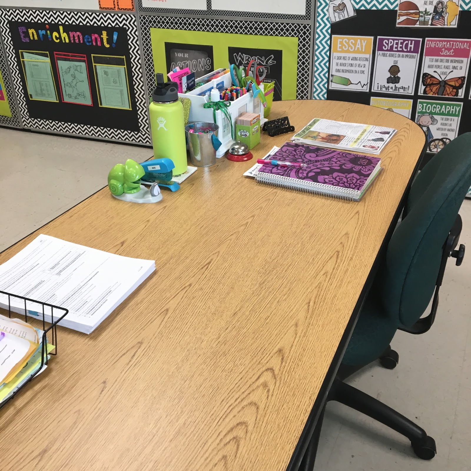 my life as school desk