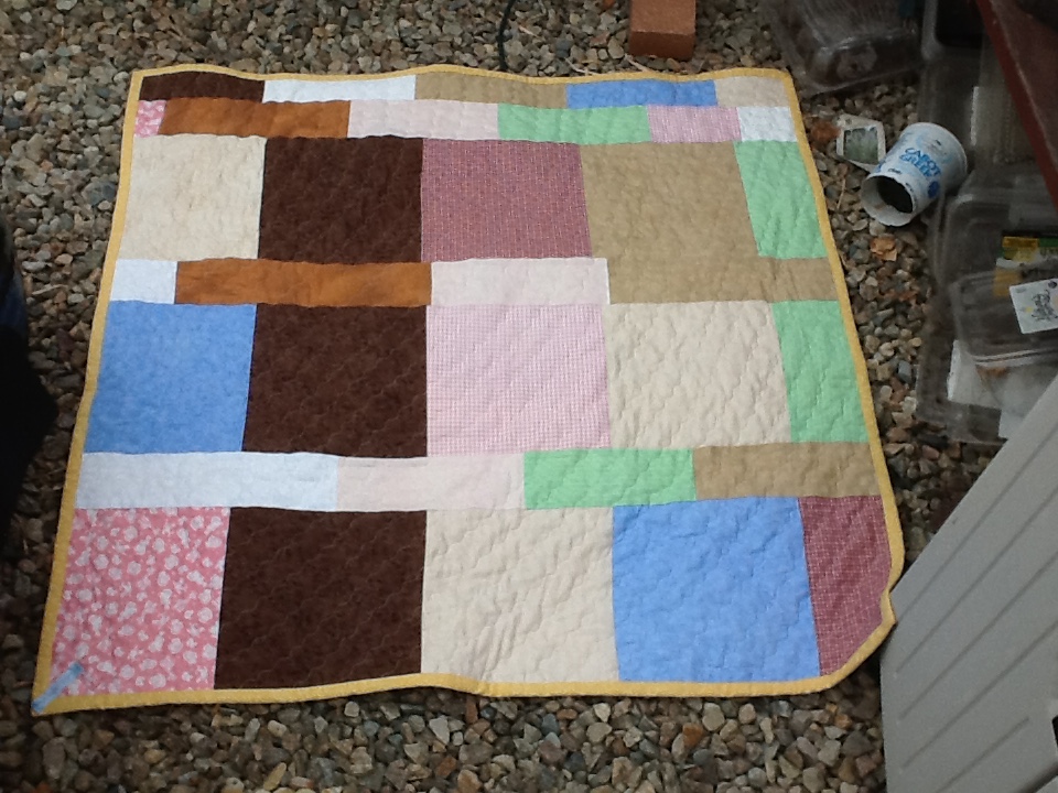 On Aunt Mildred's Porch: Penny Pig and Woolly Sheep Quilt