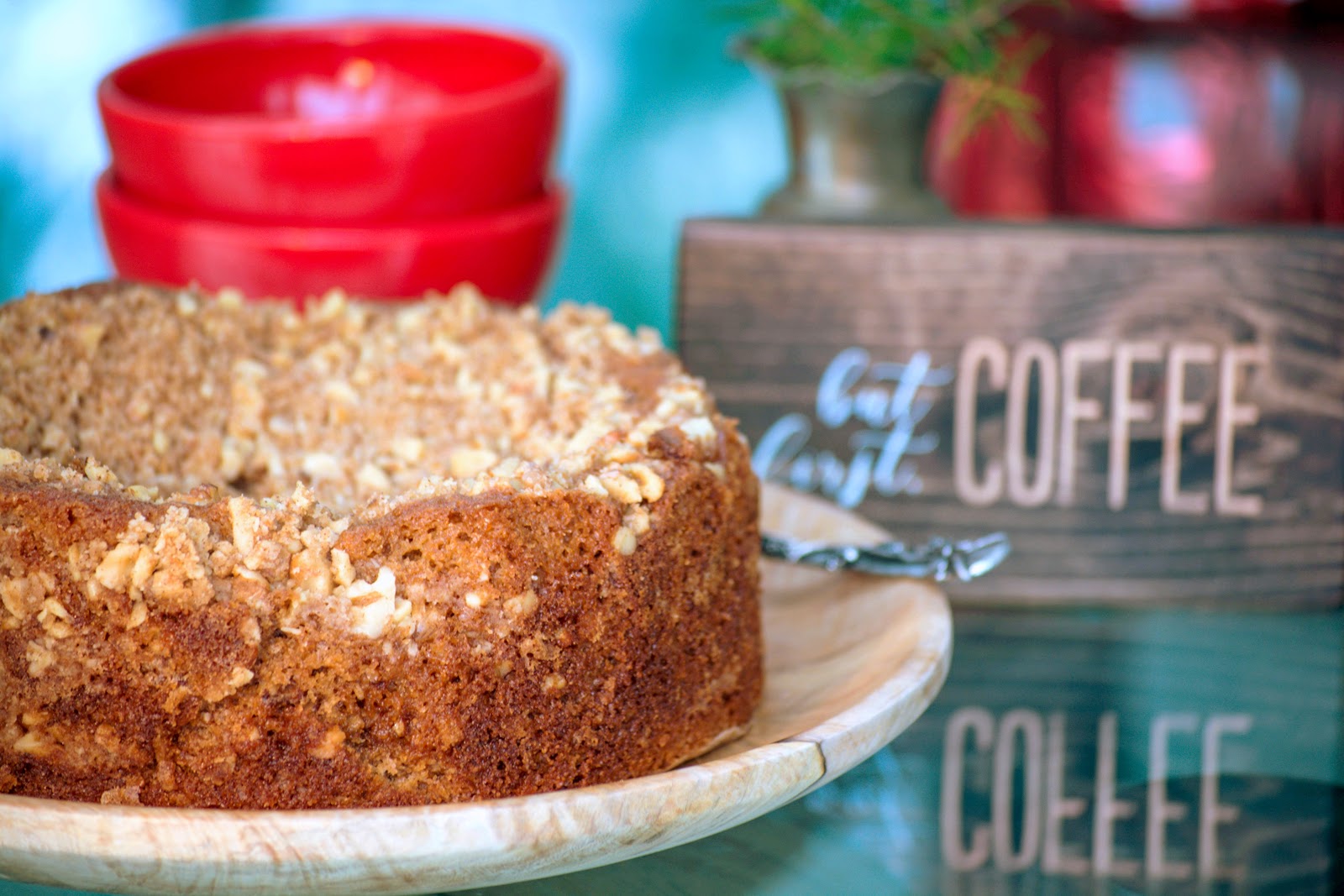 The Knitting Blog by Mr. Puffy the Dog Cinnamon Coffee Cake Recipe and