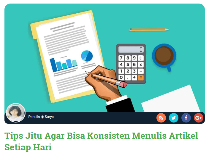 Cara Membuat Gambar Diatas Judul (First Thumbnail)