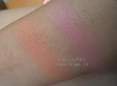 Swatch Blush On Face On Face