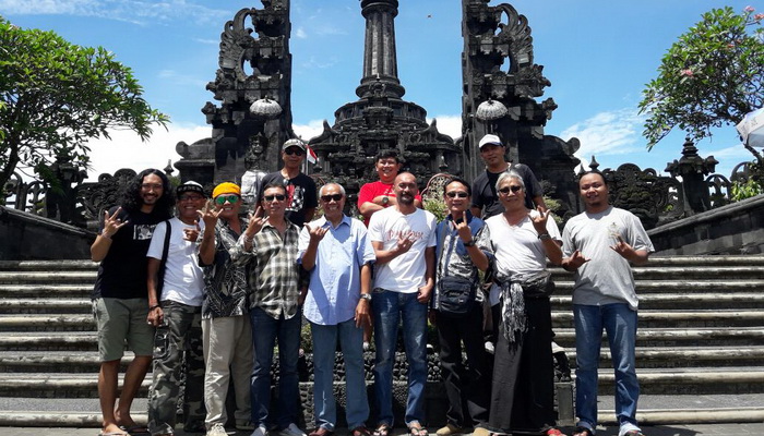 Grup Band Crazy Horse Kampanyekan Bali Aman Dikunjungi