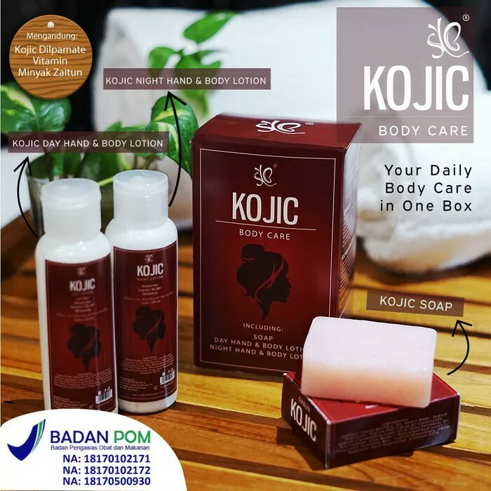NEW Paket Kojic Body PKB BPOM NEW Paket Kojic Body PKB BPOM
