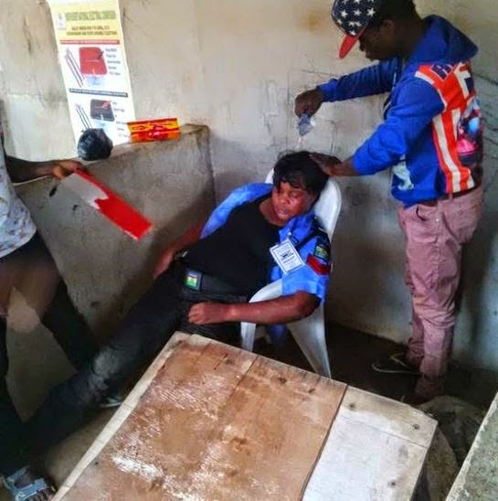 Police officer faints at polling unit in Ogun during Elections