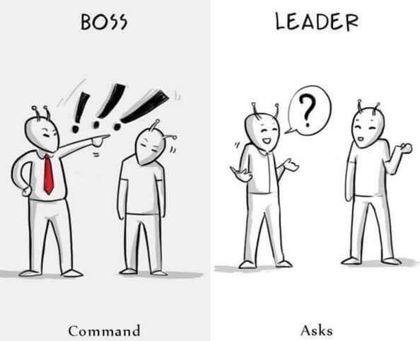 7 Pictures That Depict The Differences Between A Boss And A Leader