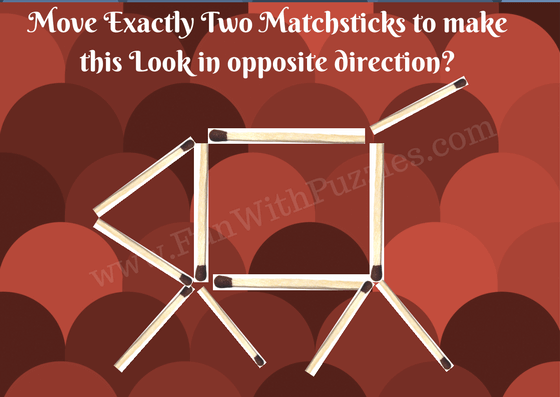 Matchstick Puzzle for kids-Dog