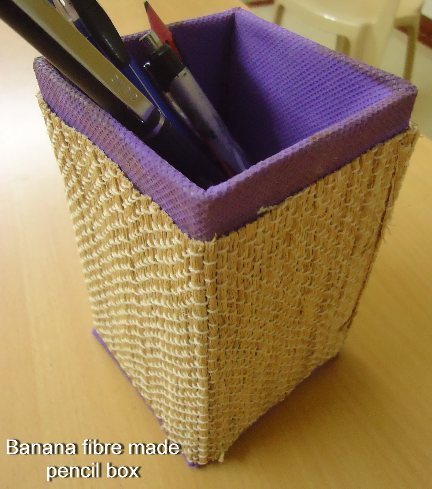 Eco Green Unit: Banana fibre products