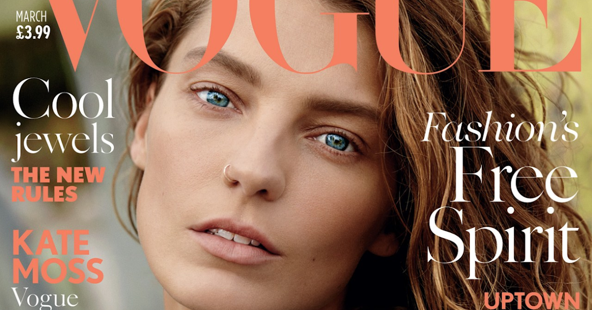 The Daria Files: Vogue UK March 2014 Cover