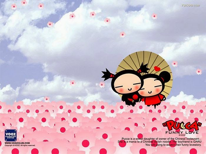 Garu y Pucca: Tarjetas o Invitaciones para Imprimir Gratis. Para hacer invitaciones, tarjetas, marcos de fotos o etiquetas, para imprimir gratis de Garu y Pucca.