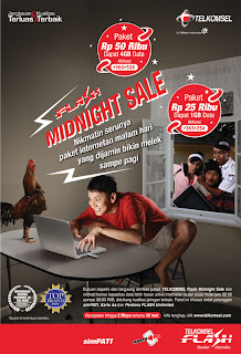 Telkomsel Midnight Flash UNLIMITED (FUN Night Unlimited) 