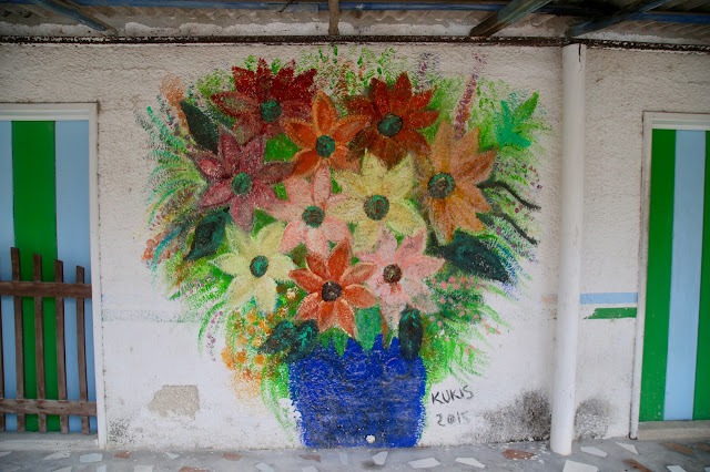 murals, holbox,yucatan, mexico