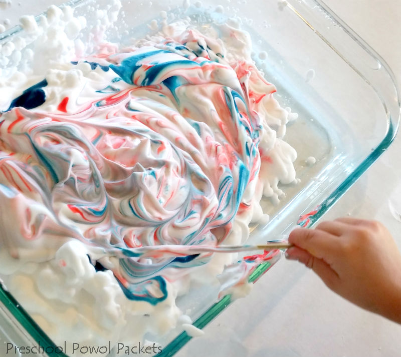 Pinkalicious Preschool Activity Foamy Color Mixing!  Preschool Powol