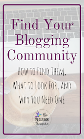 The Peculiar Treasure: Find Your Blogging Community: How to Find Them