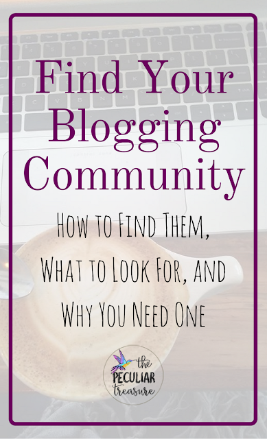 The Peculiar Treasure: Find Your Blogging Community: How to Find Them