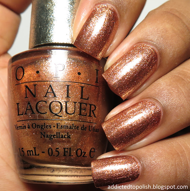 opi ds glow bronze gold copper nail polish