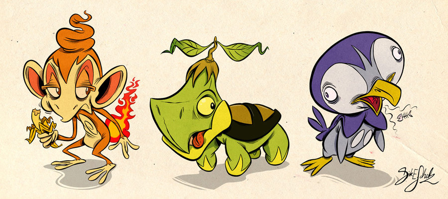 DTFaSM Pokemon Starters