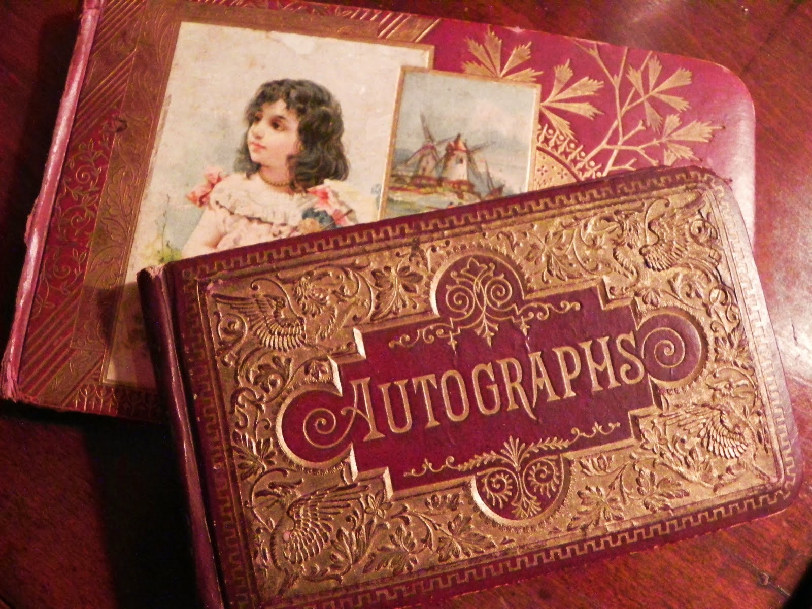 My Sister's Cottage Vintage Autograph Books