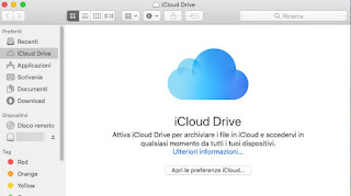 Gestione file iCloud File iCloud