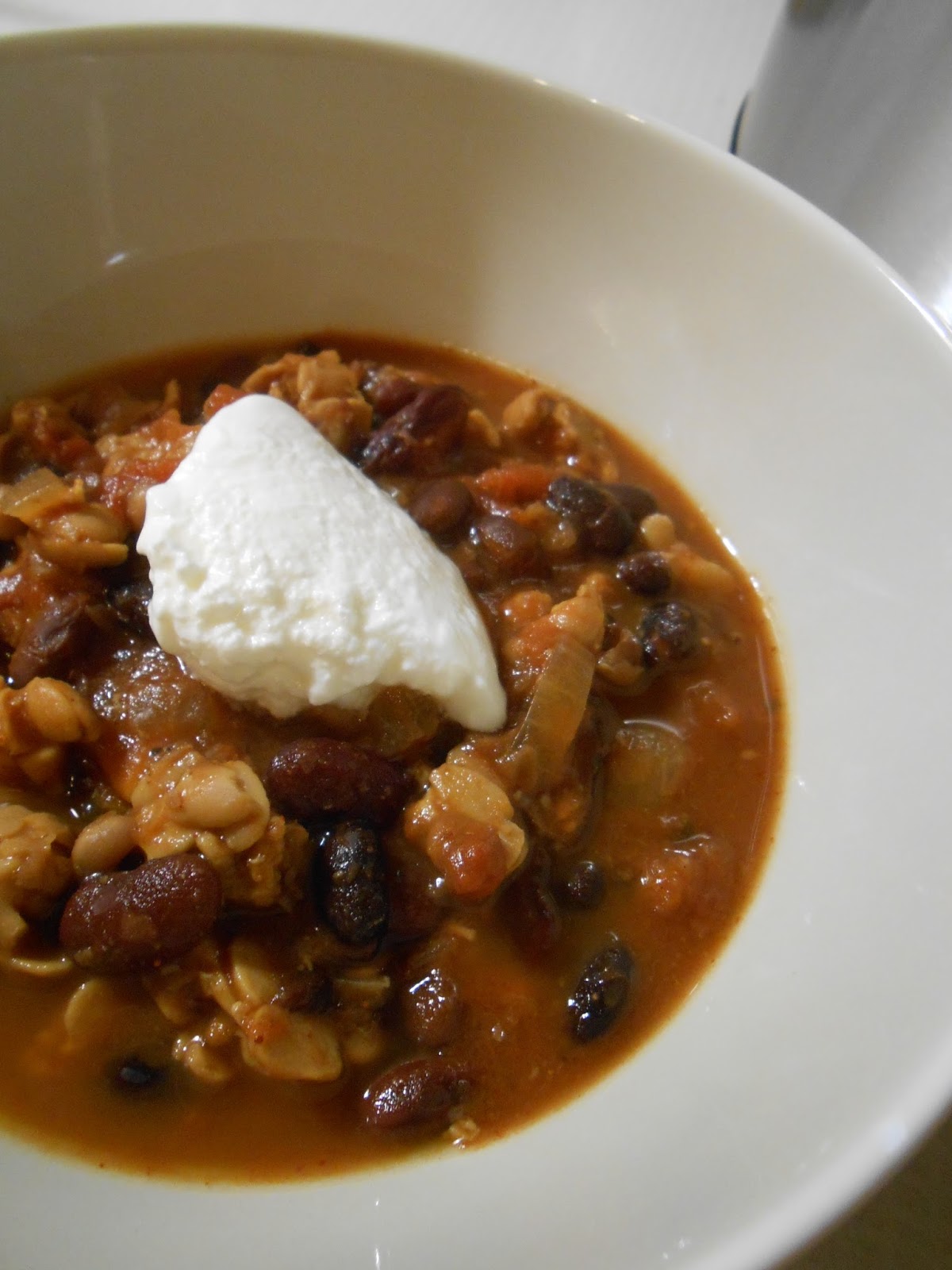 Eat cook and love Chili au tempeh, à la mijoteuse