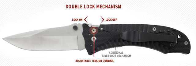Coast DX330 Double-Lock Folding Rescue Knife