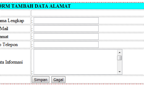 Scripts PHP - Membua Form GuesBook